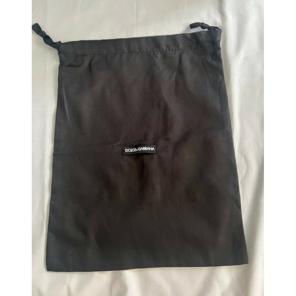 Dolce & Gabbana Dust Bag Black Storage Drawstring 14.5" X 11" - Picture 1 of 5